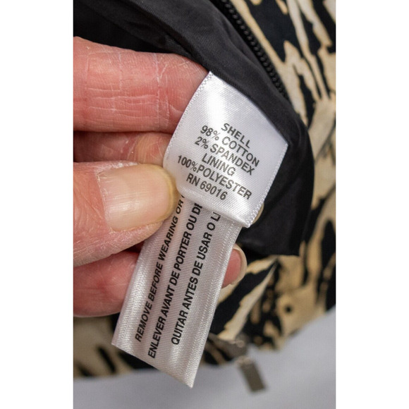 Women's Plus Size 3X STUDIO WORKS Animal Print Lightweight Spring Dressy Jacket - Picture 4 of 5